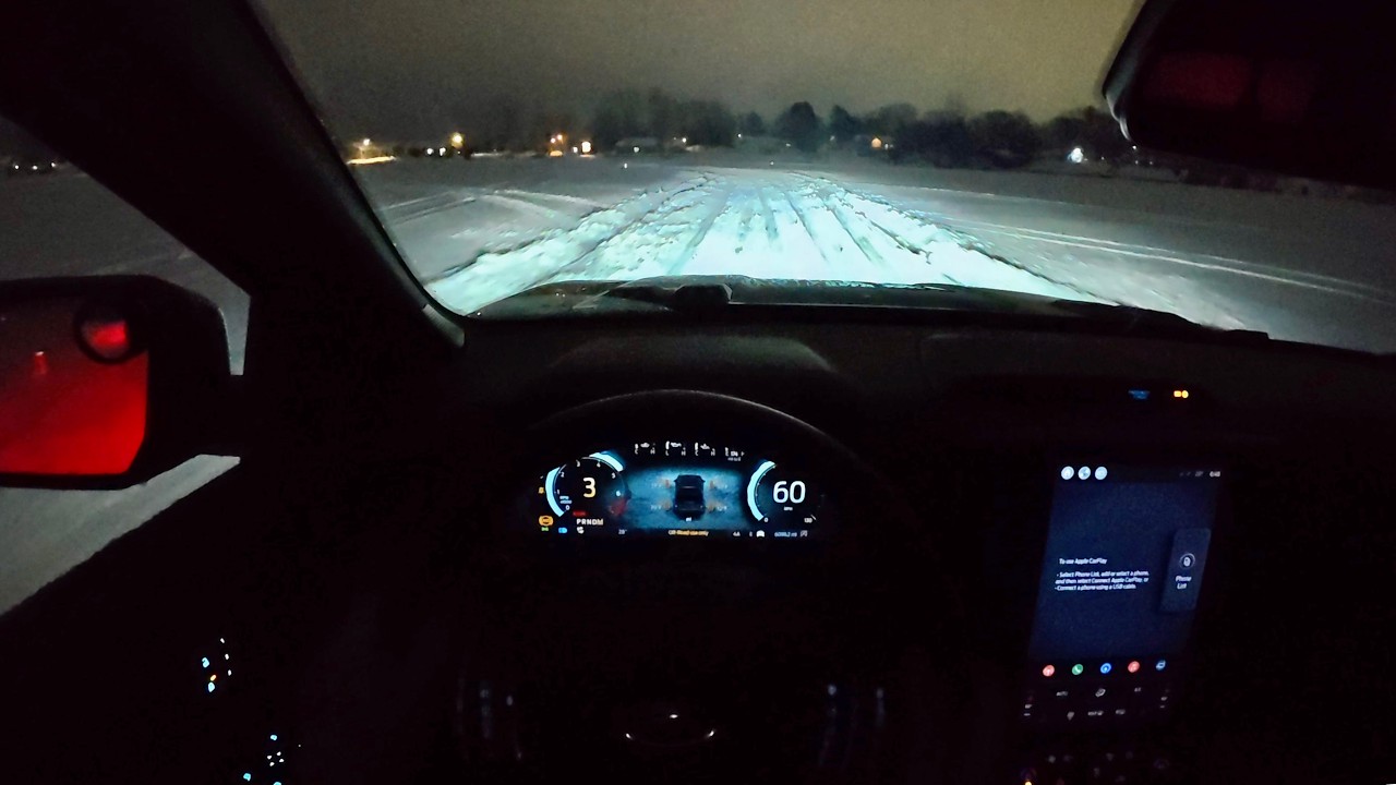 2024 Ford Ranger Raptor - POV Ice Racing in DEEP Snow