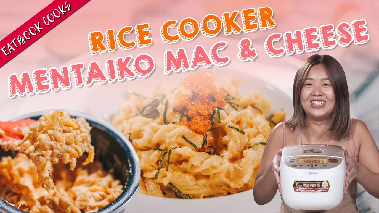 We Made Rice Cooker Mentaiko Mac and Cheese | Eatbook Cooks | EP 19