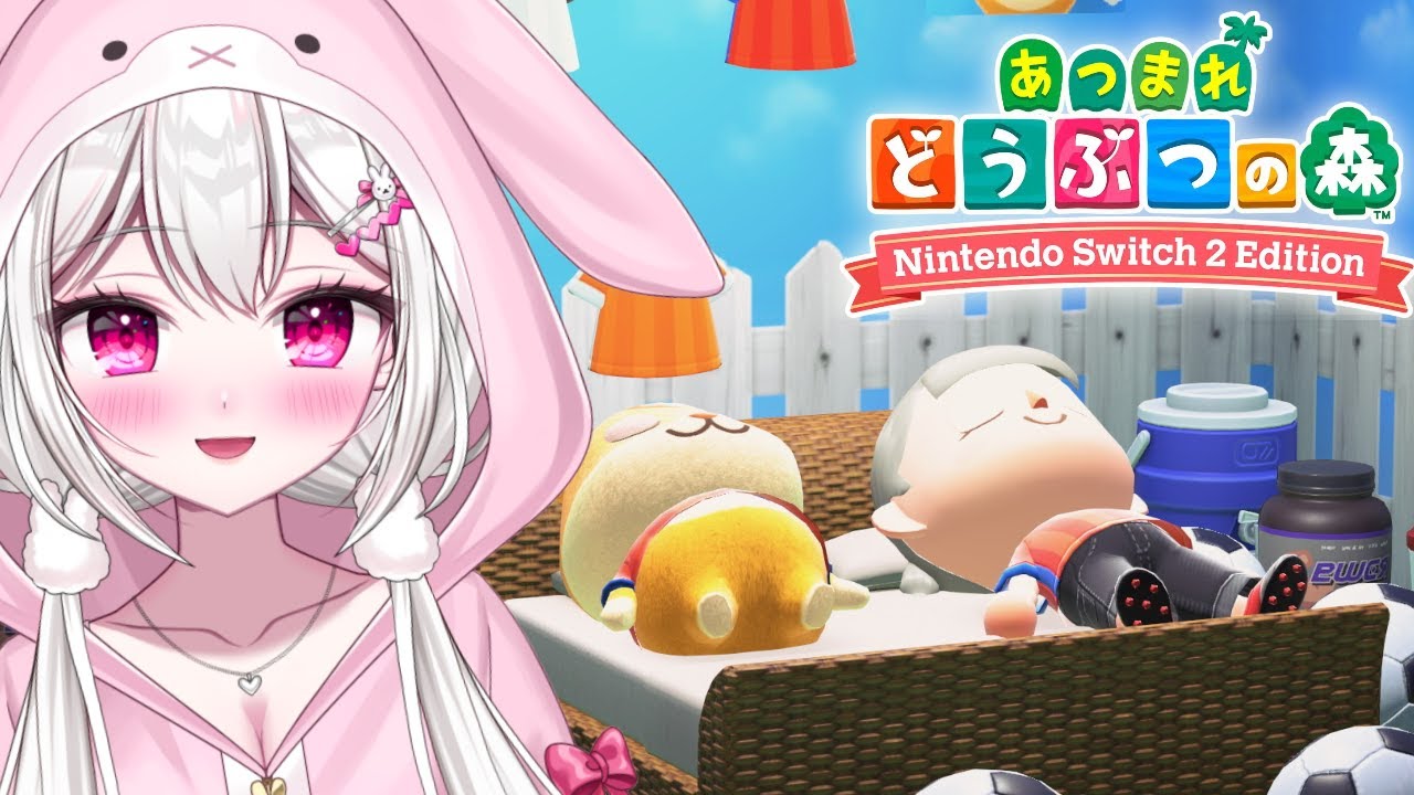 【＃あつまれどうぶつの森 】　もう春だ～🌸🐰　借金返済にお仕事に今日も走りまわるぞ！　無人島生活26日目　【＃新人VTuber /　白玉うな 】