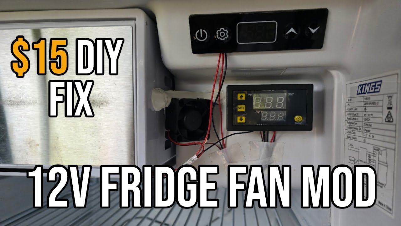 Kings 12V Fridge Fan Mod - No More Frost