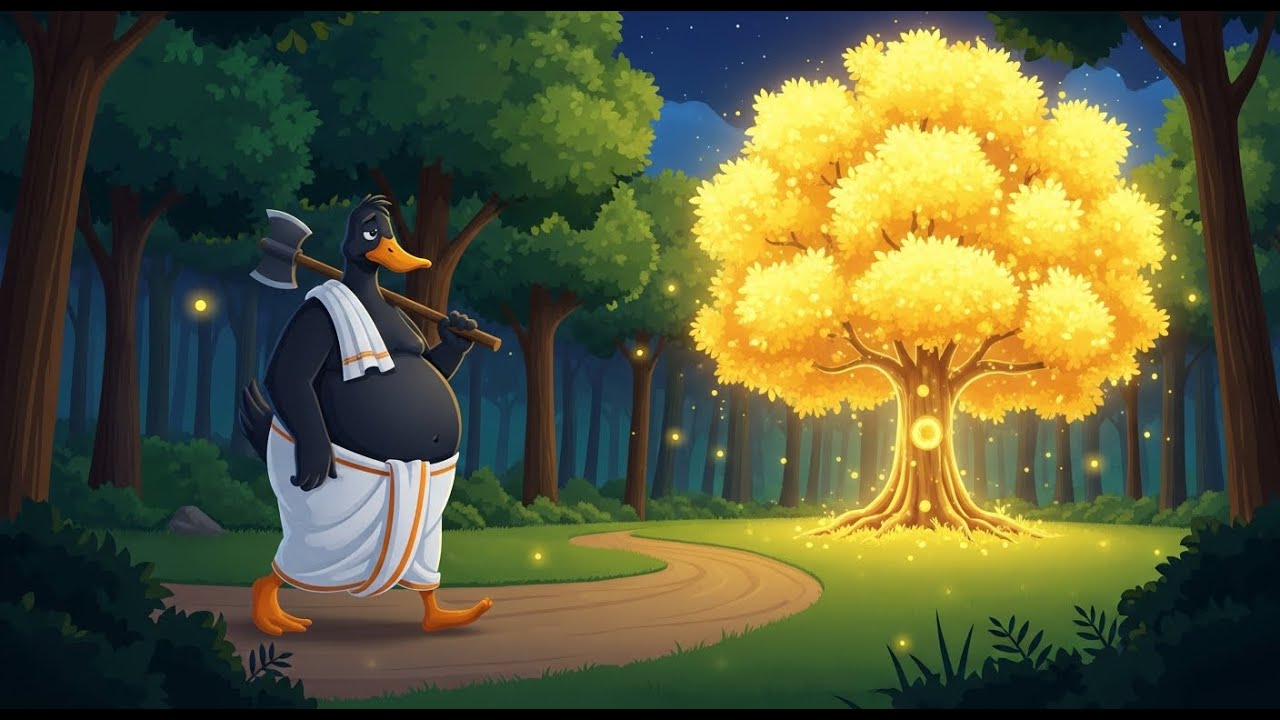 लकड़हारे की चतुर पत्नी The Woodcutter's Clever Wife #HindiCartoon #birdAnimation