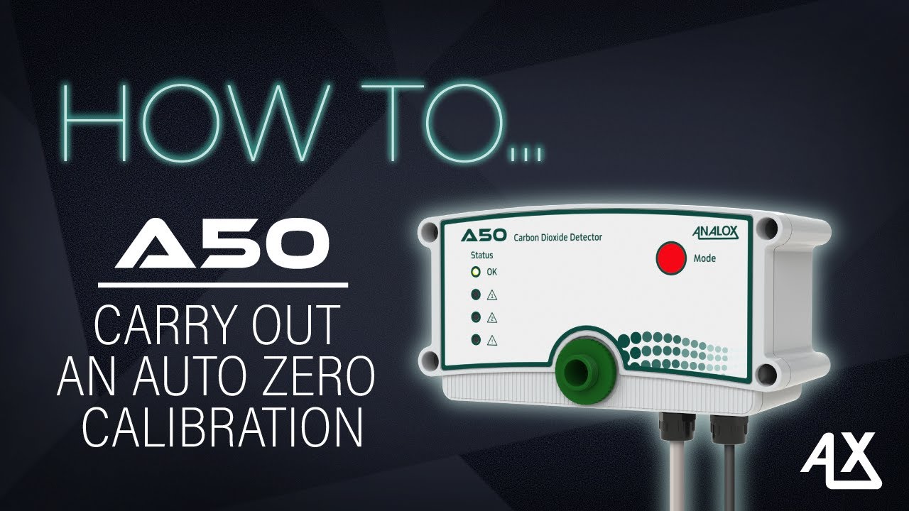 Analox A50 Auto Zero Calibration