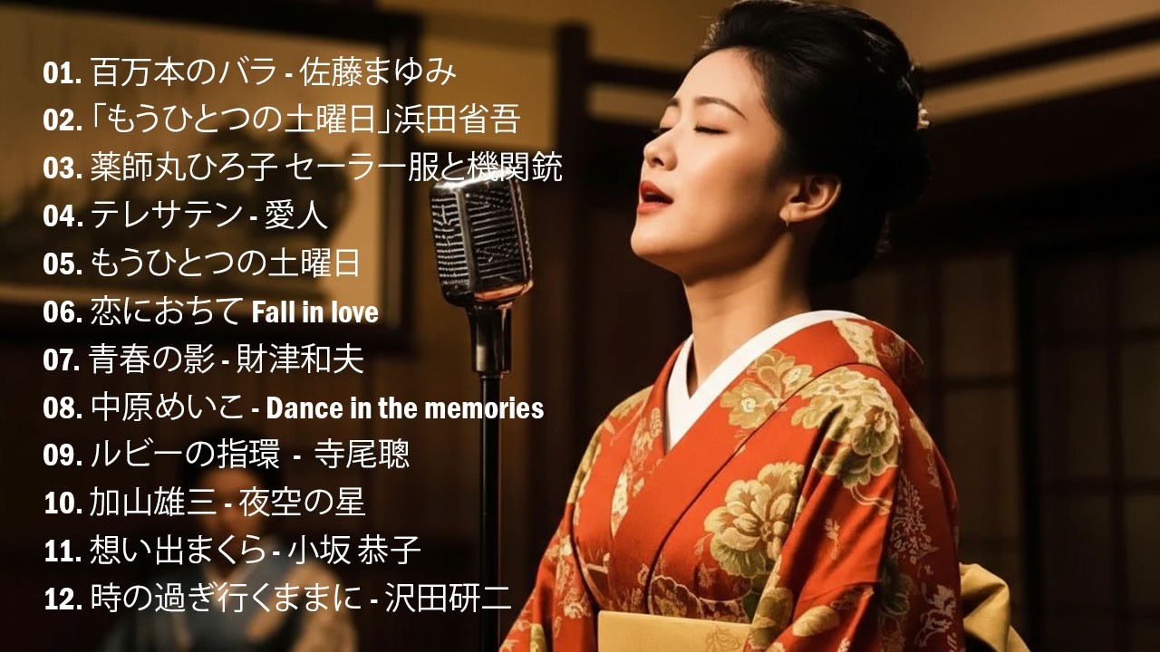 🎼 60歳以上が涙する懐かしの昭和名曲メドレー🌸【心に響く歌謡曲】🌸