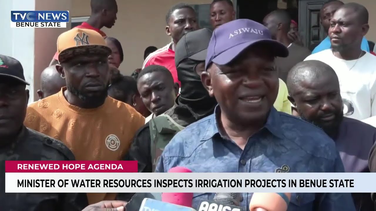 Minister Of Water Resources Inspects Irrigation Projects In Benue State
