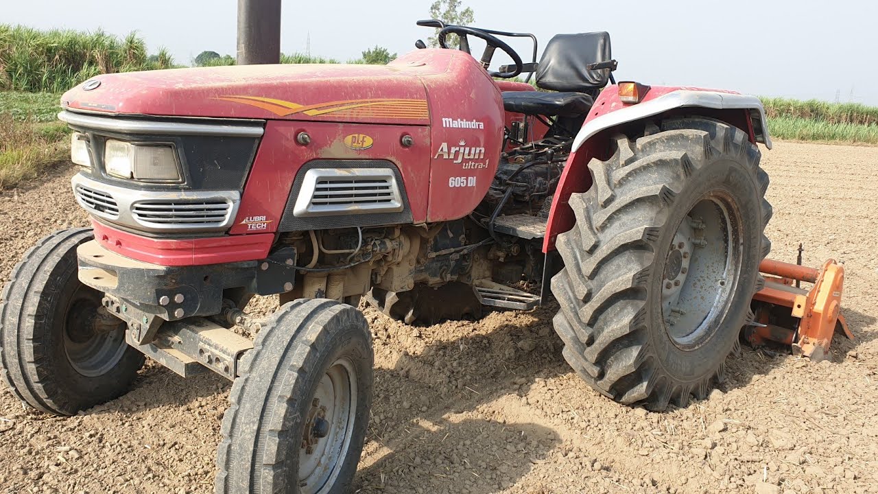 Mahindra Arjun 605Di for sell बहुत कम कीमत में with review in field full Specification in hindi