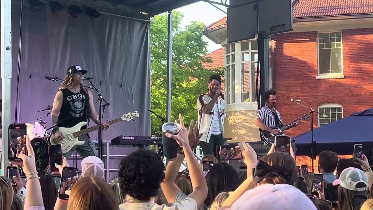 Parmalee Performing &ldquo;Feels Like Carolina&rdquo; Live at ECU