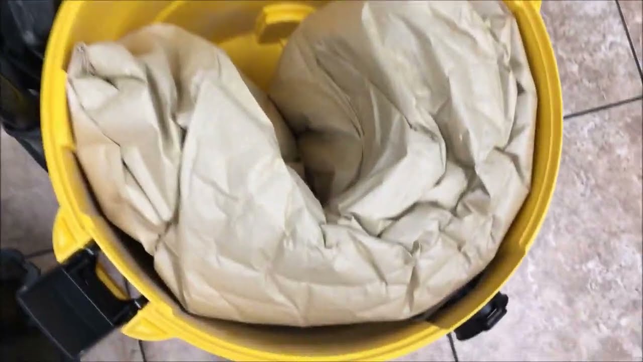 How to Reuse a Shop Vac Bag