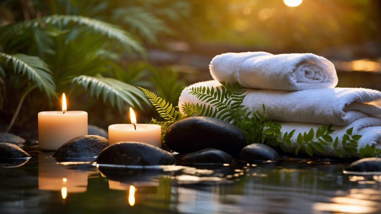 Relaxing Spa Music 🌹 Stress Relief Music for Anxiety & Insomnia, Healing Calm Piano to Relax Mind 1