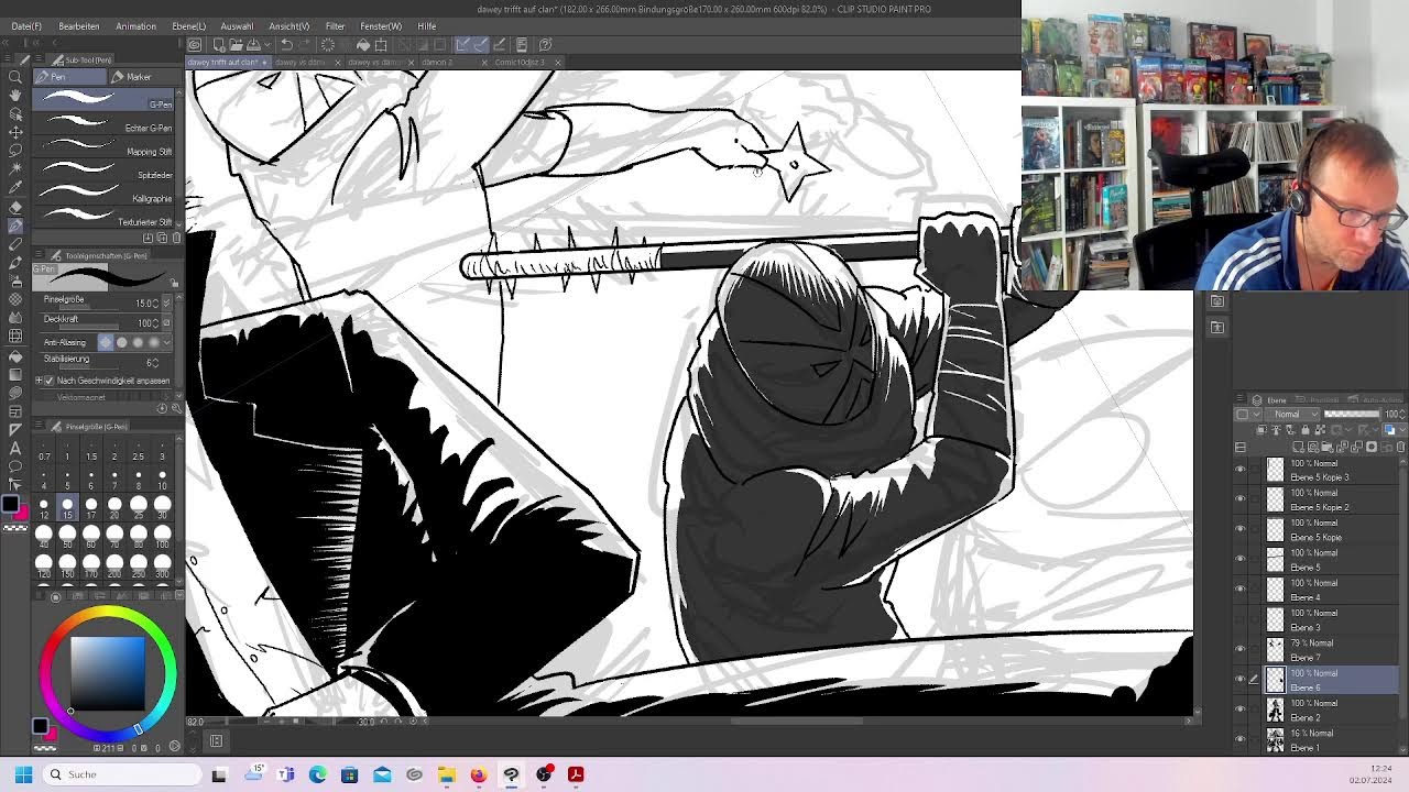 Spontanes Live-Sketchen