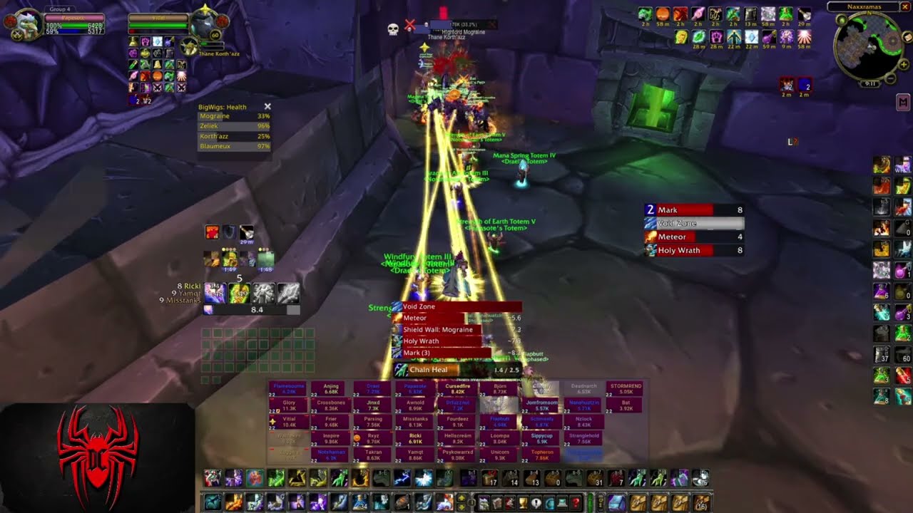 Raw Comms Real Chaos Resto Shaman POV Unphased vs Naxxramas