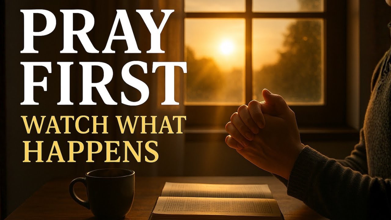 Pray First: Start Your Day with God and Watch What Happens | Powerful Morning Prayer