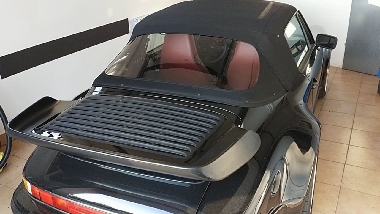 Porsche G-model Turbo - renowacja dachu cabrio