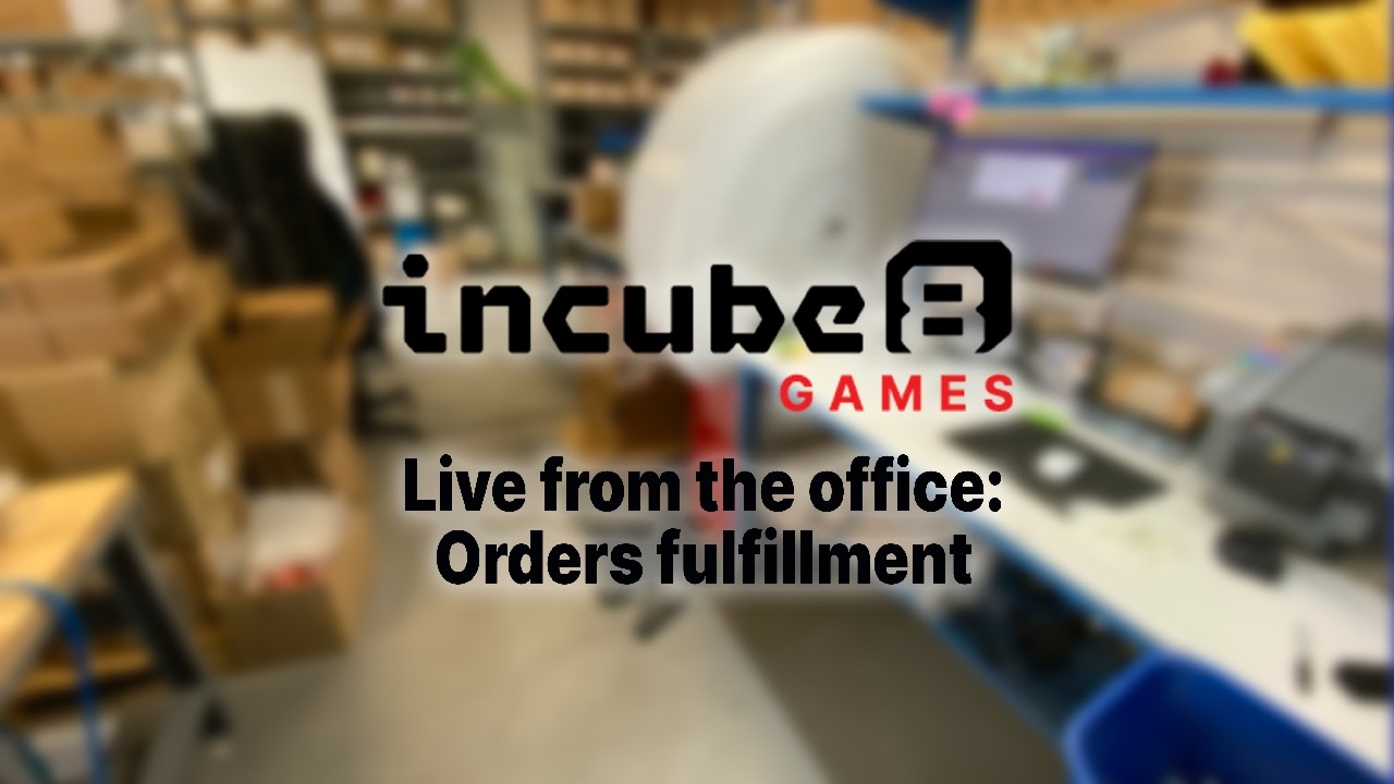Incube8 Games order fulfillment live! Game Boy games
