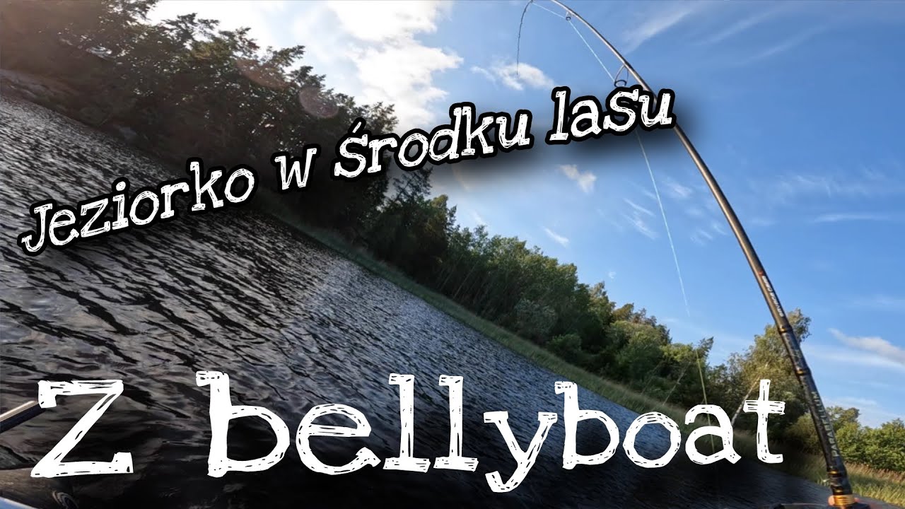 Odkrywam jeziorko w środku  lasu z bellyboat! Co uda mi się tam złowić ??