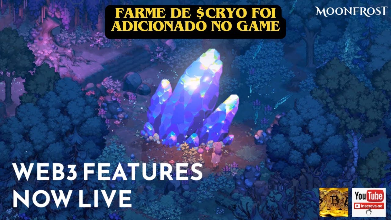 Moonfrost - Web3 Features are Now Live in Game - Farm $CRYO