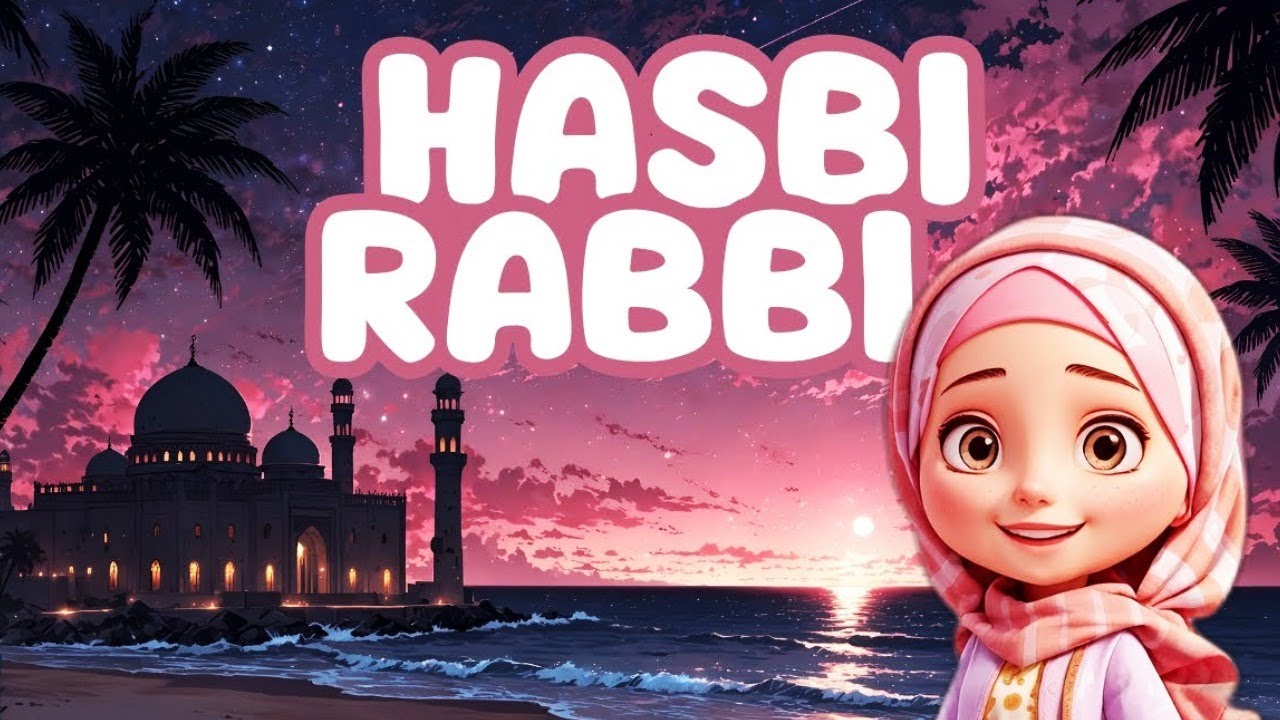 🌙 Hasbi Rabbi JallAllah - Lullaby Nasheed Bayi Tidur nyenyak seketika || sholawat untuk bayi