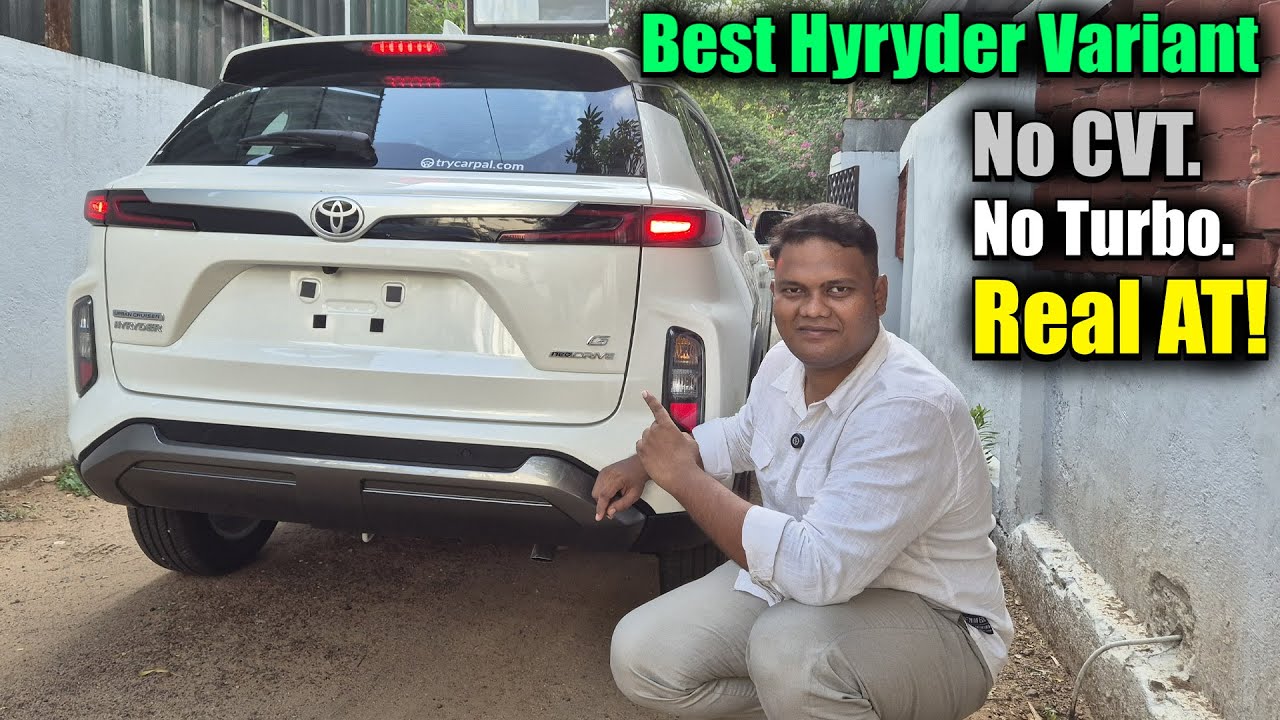 India’s ONLY NA Petrol SUV with Torque Converter AT? | Hyryder G(O) ₹19.4L Review!