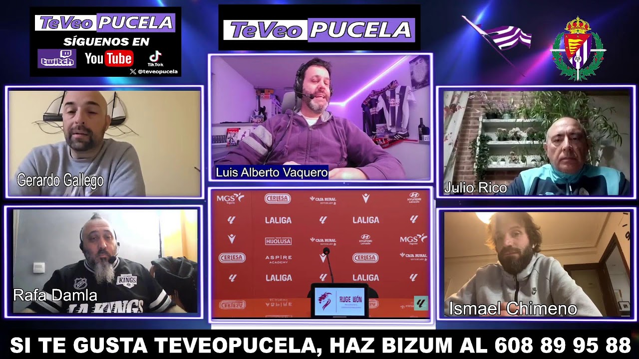POSTPARTIDO  CUTURAL  LEONESA VS REAL VALLADOLID. TEVEOPUCELA.