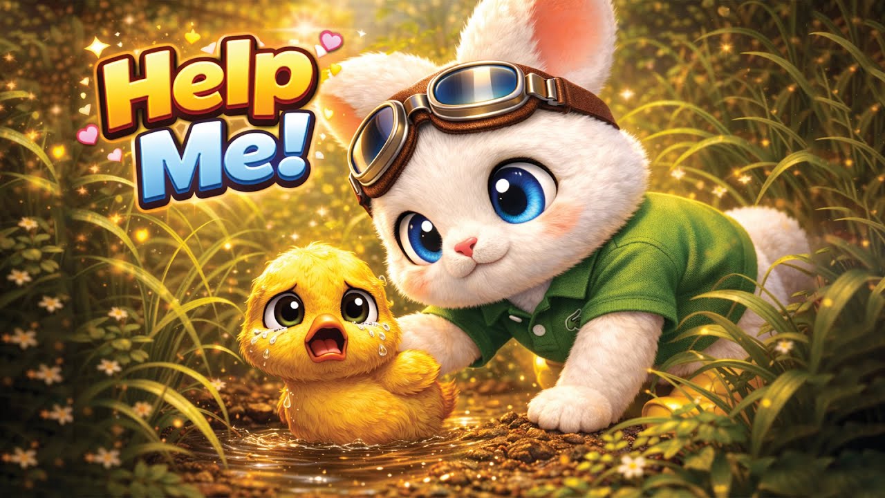 Coco and the Duckling in Trouble 🦆🐰 | A Gentle Rescue Story
