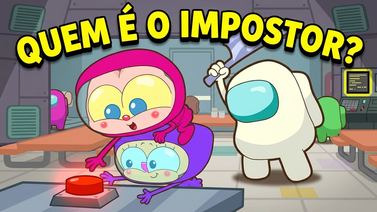Mongo e Drongo bebês em Among Us Mira HQ - Among Us em Desenho Animado com Mongo e Drongo