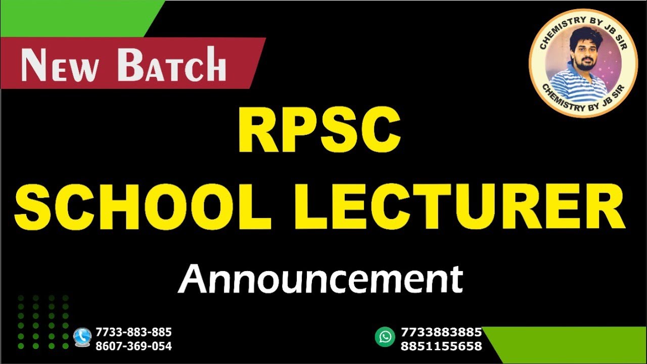 RPSC SCHOOL LECTURER||NEW BATCH ||OFFLINE &ONLINE LIVE BATCH||GRAVITY JAIPUR