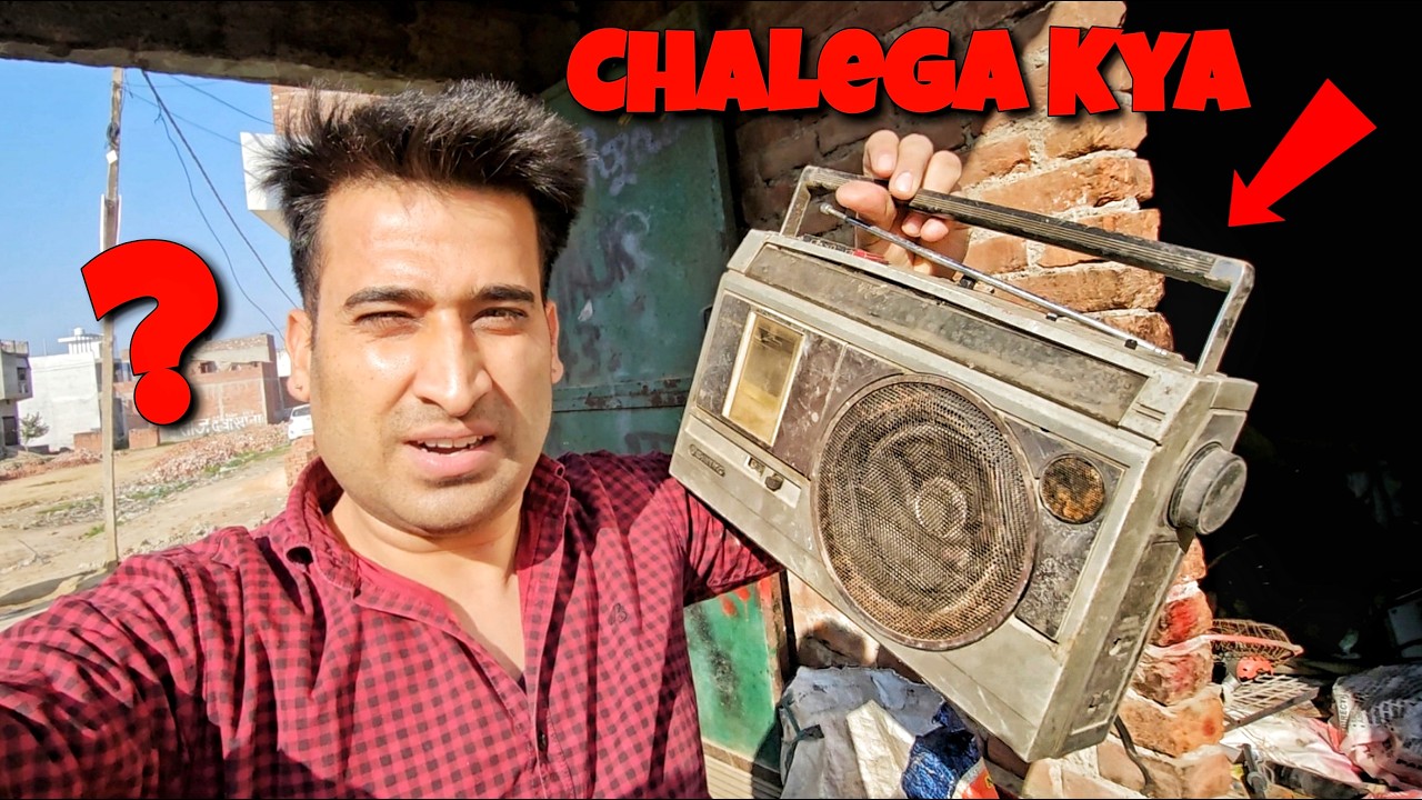 O Bhai 60 Saal Purana Cassette Player Mil Gaya 😱 But Kaam Karega Kya?
