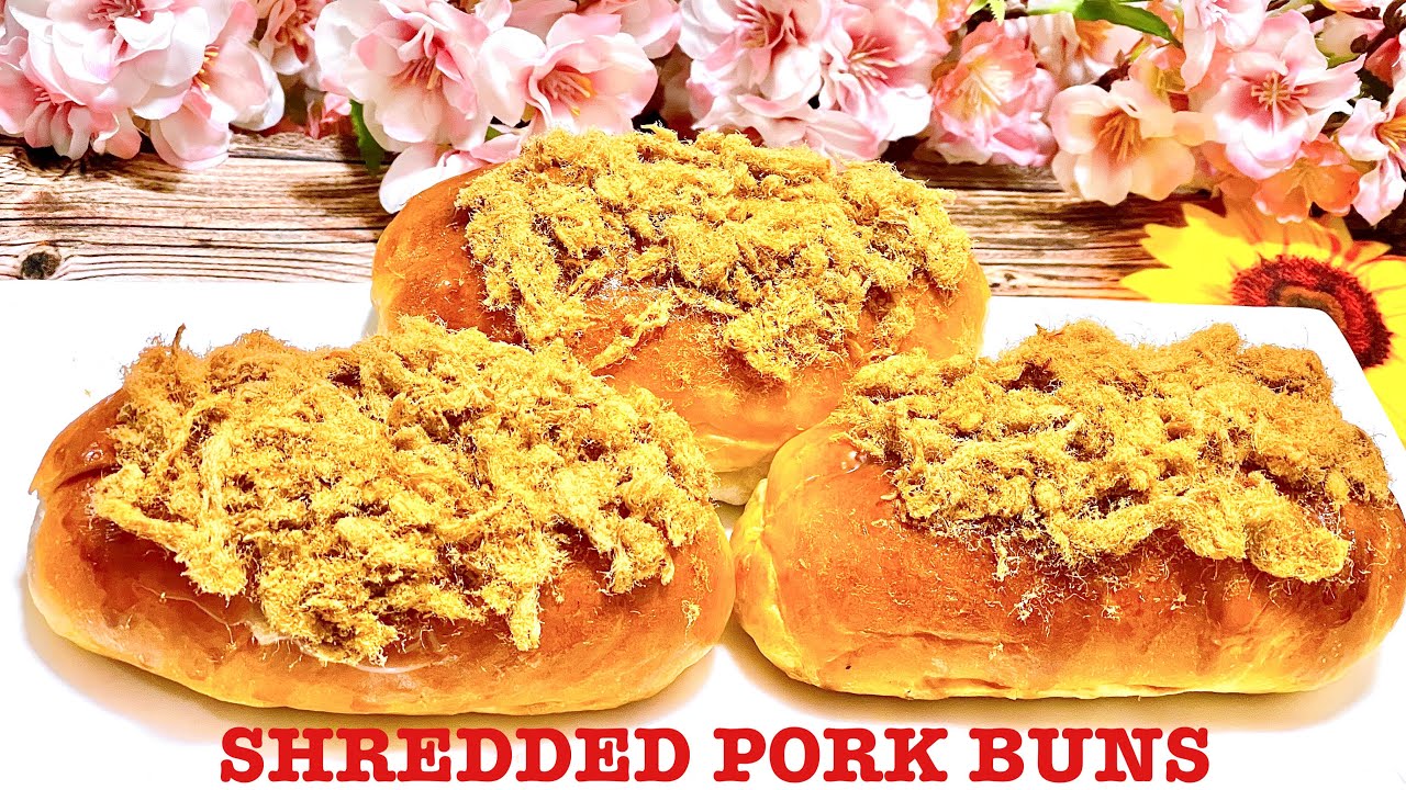 BÁNH MÌ RUỐC ĐÀI LOAN- SHREDDED PORK BUNS siêu mềm, siêu thơm, siêu dễ làm.