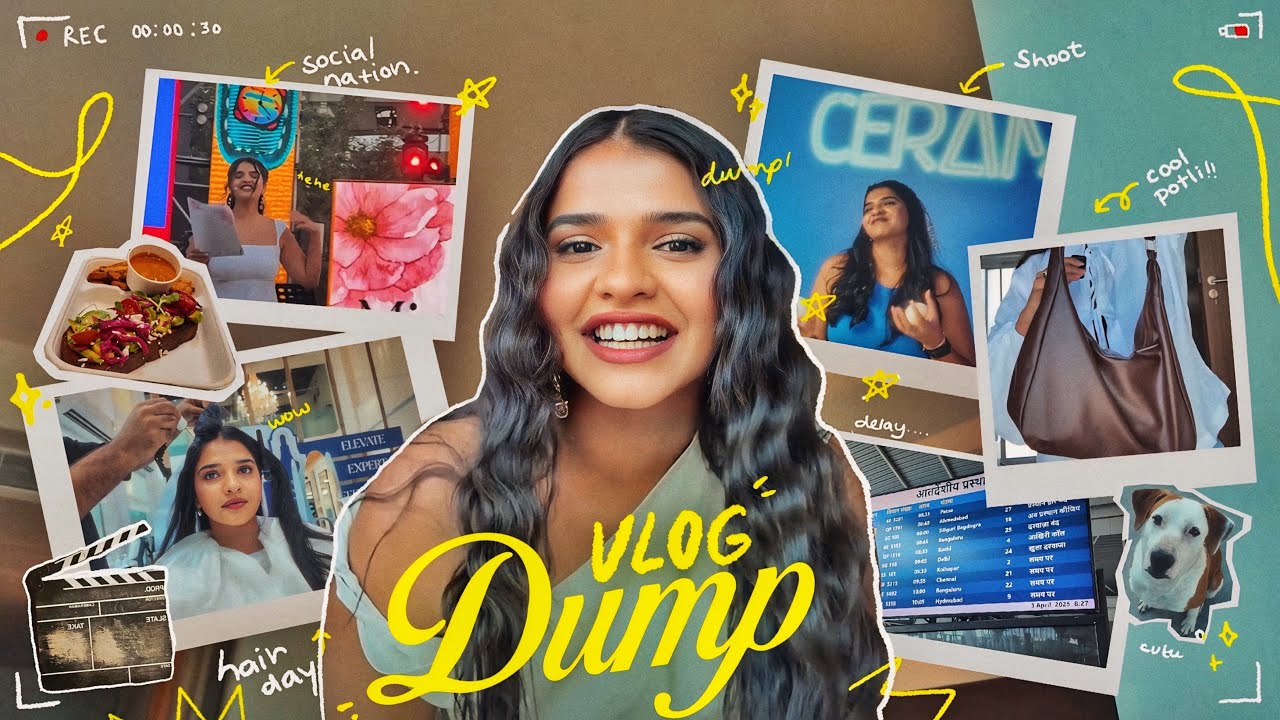 A Chaotic Week in My Life | Shoots, Haircuts, Flying to Delhi & Performing My Poetry