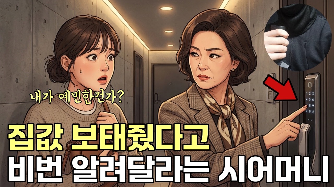 집 값 보태줬으니 비번 알려달라는 시어머니, 제가 예민한가요?