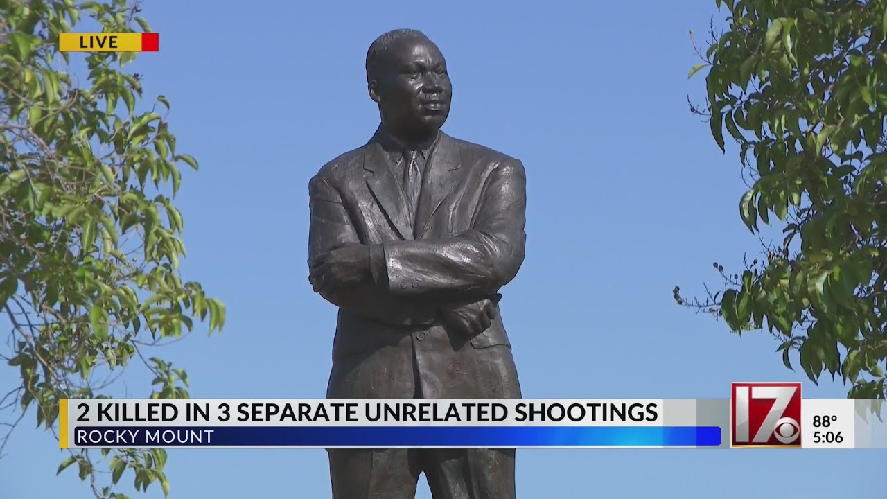 2 killed in 3 unrelated Rocky Mount shooting