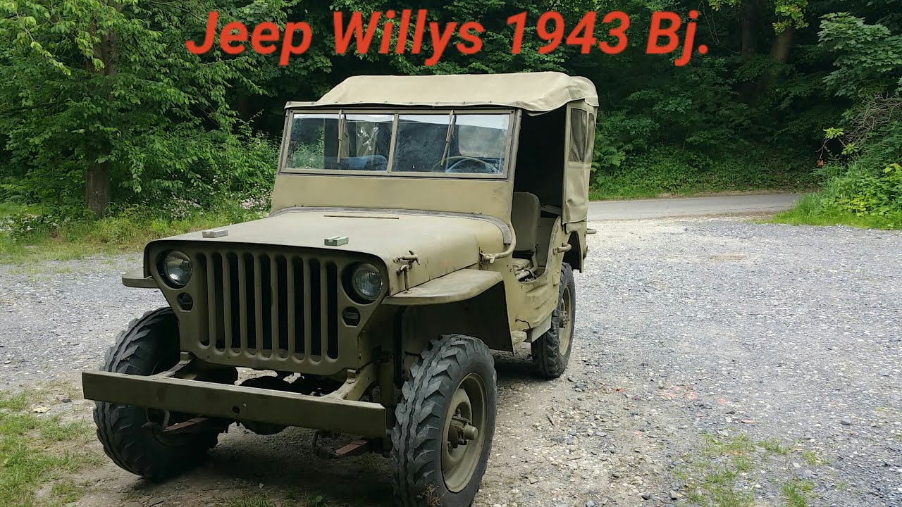 Jeep Willys 1943 Bj. Benzin Motor 60 PS 2200 cb.