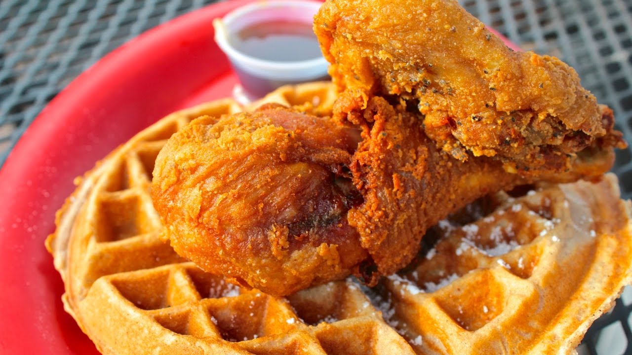 Lazy Man's Chicken & Waffles