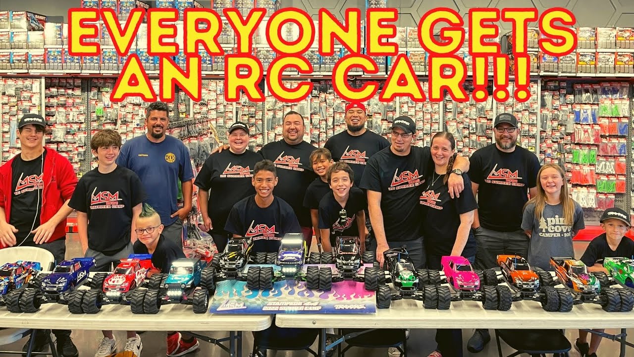 EVERYONE TAKES HOME AN RC CAR! My Fathers Day GIFT REVEAL!