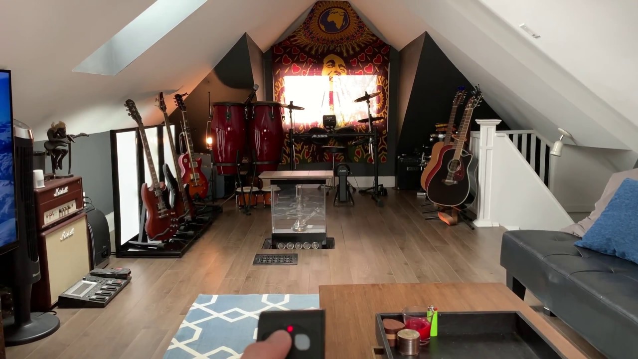 Hidden Bong Elevator In Attic Music Room