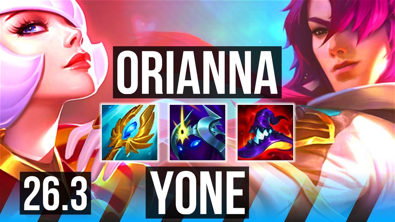ORIANNA vs YONE (MID) | 60K damage | EUW Challenger | 26.3
