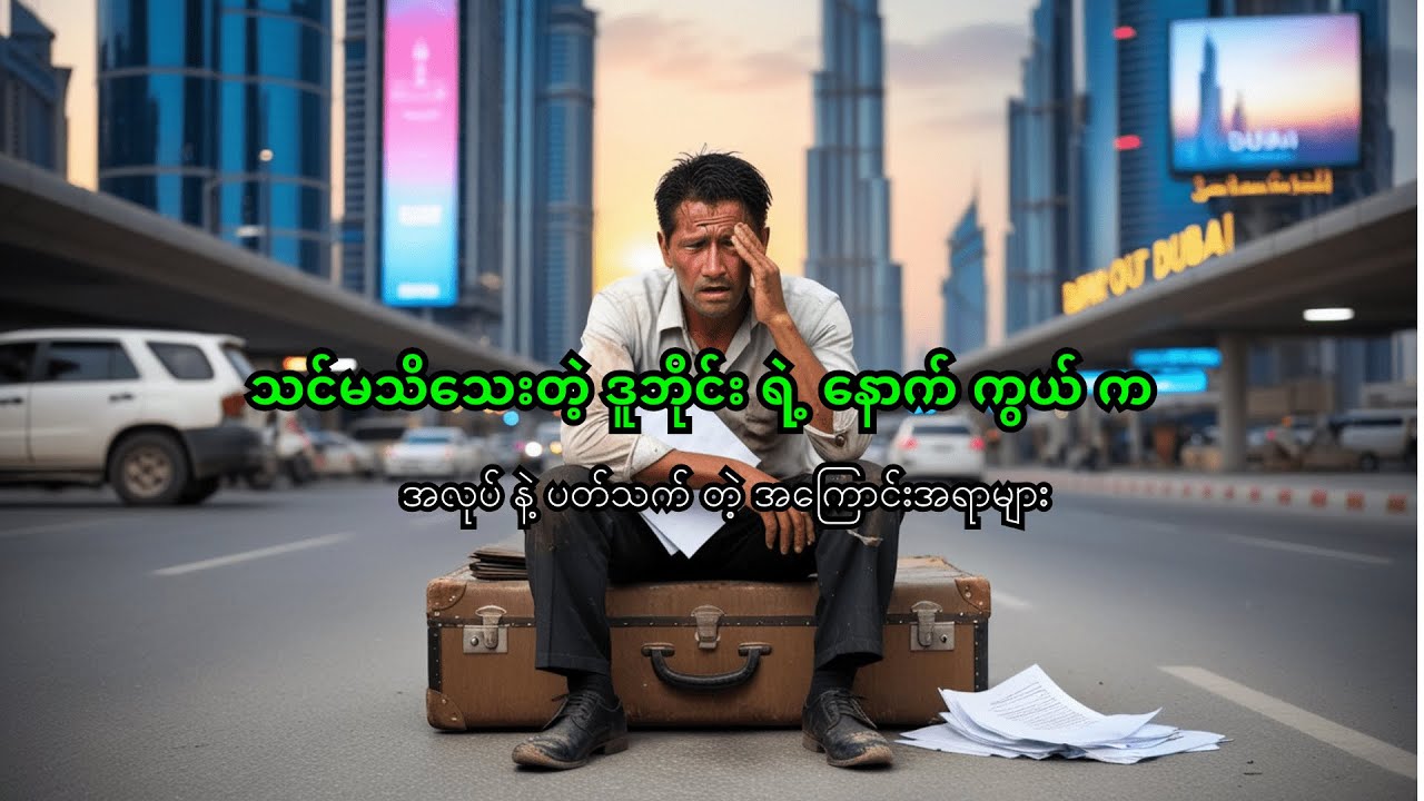 သင်မသိသေးတဲ့ ဒူဘိုင်း ရဲ့  နောက် ကွယ် က အလုပ် နဲ့ ပတ်သက် တဲ့ အကြောင်းအရာများ