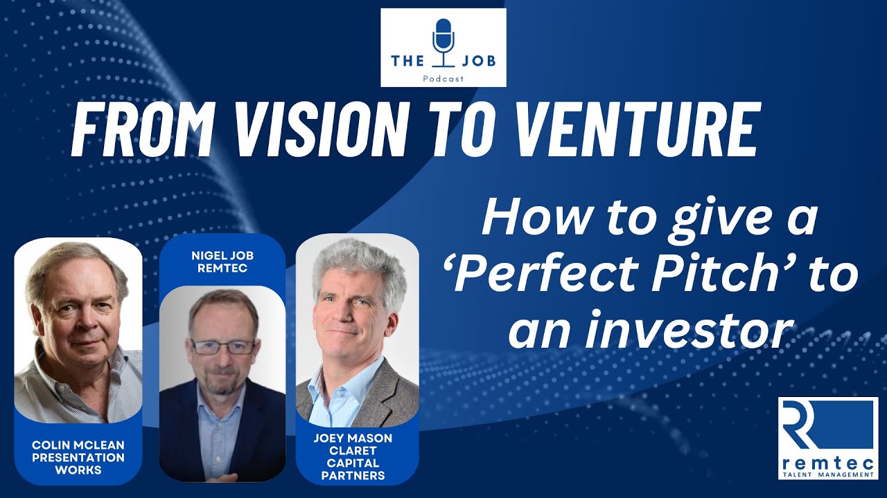 How to present to Investors - From Vision to Venture podcast