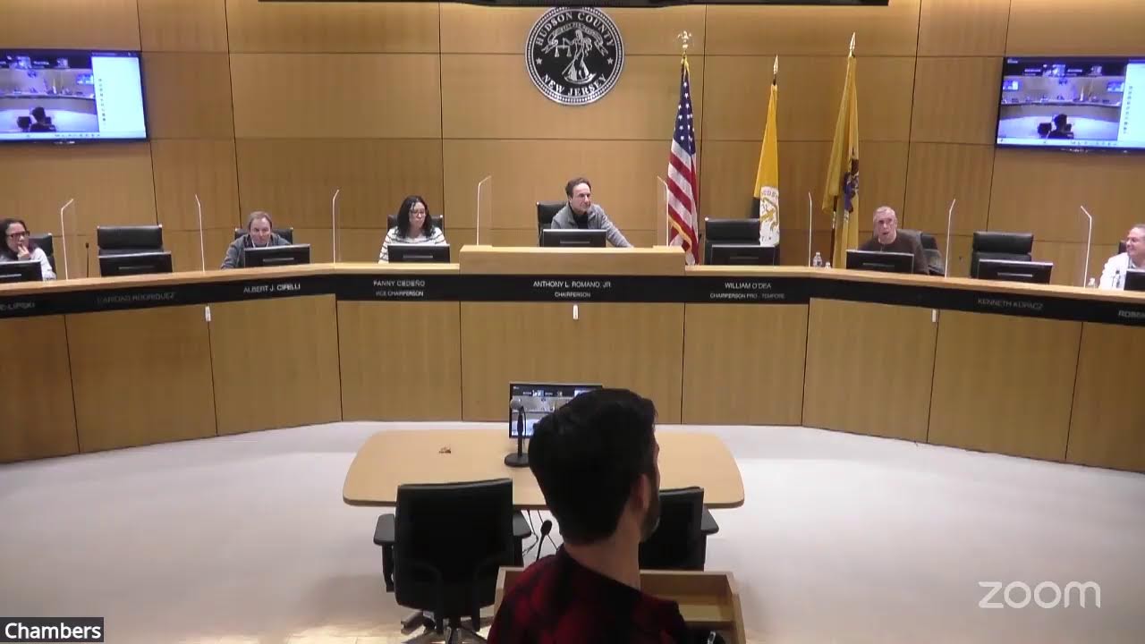 Hudson County Board of County Commissioners Regular Meeting 1/15/2026, 4:30PM