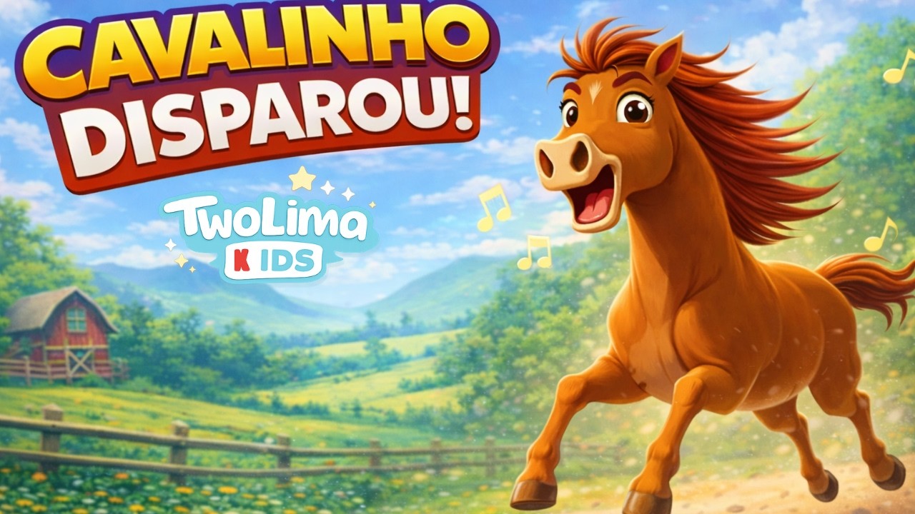 Cavalinho Disparou 🐎🎵 | Música Infantil – Twolima Kids