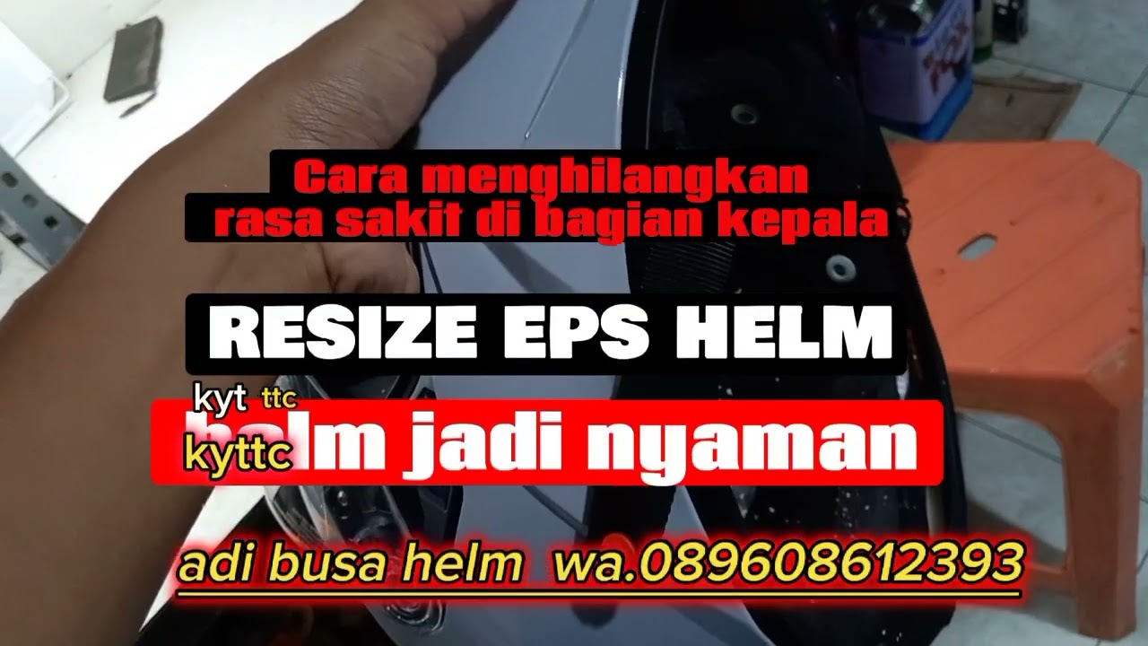 Solusi cara mengatasi masalah helm yang bikin pusing sakit bagian pelipis dan lingkar kepala