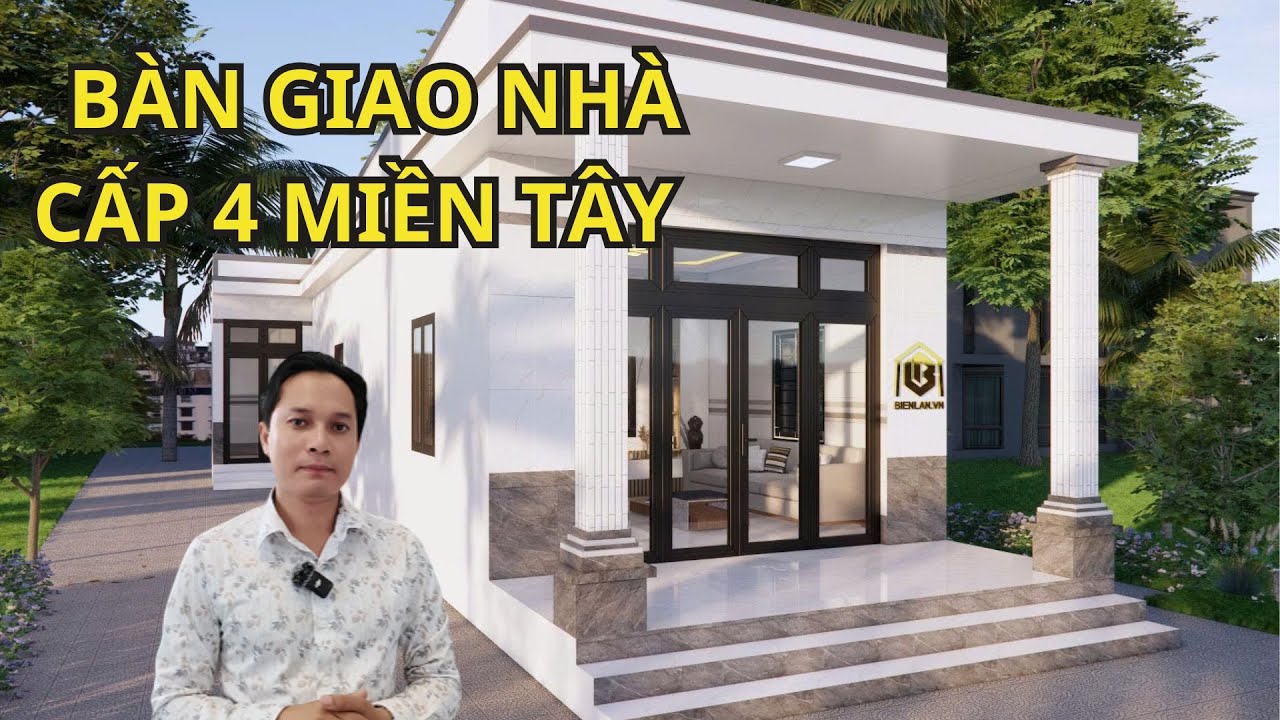 #47 MẪU NHÀ ĐƯỢC NHIỀU NGƯƠI Ở MIỀN TÂY XÂY NHẤT - BÀN GIAO NHÀ CẤP 4 MIỀN TÂY ĐƠN GIẢN
