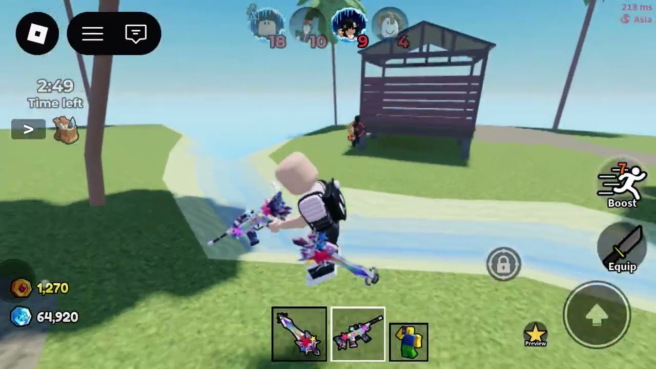 Murderer vs Sheriffs 2 Free for all gameplay 