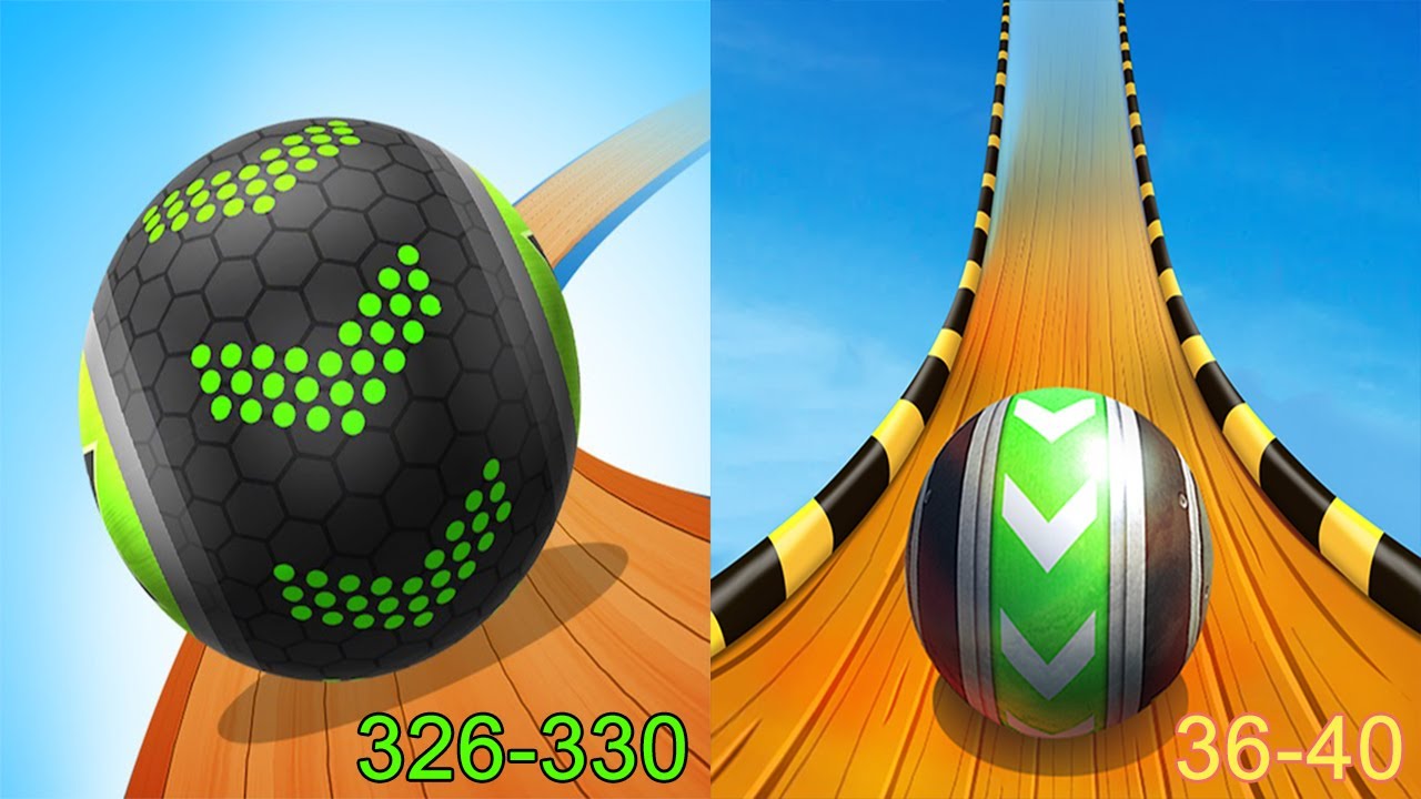 Going Balls VS Sky Rolling Ball 3D Android iOS Gameplay (Level 326-330)