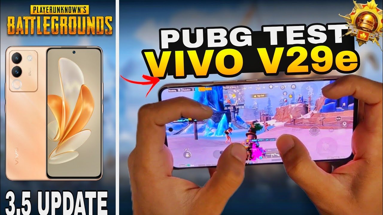Vivo v29e PUBG TEST 🔥 | Ultimate Gaming Performnace , Fps , Graphics Review ♥️