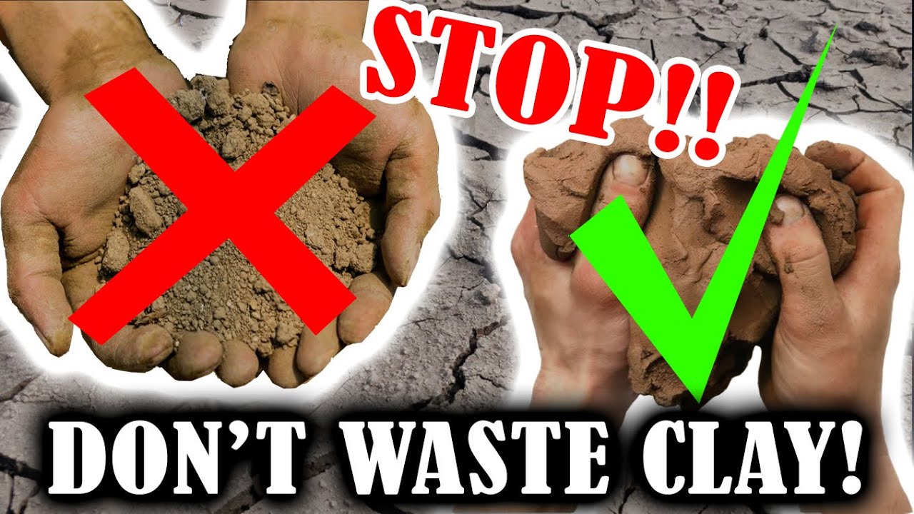STOP!! -Never Throw Away Clay! Easy Rehydration Method for Potters