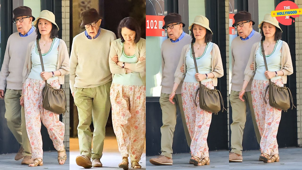 WOODY ALLEN AND HIS WIFE SOON YI ENJOY SOME RETAIL THERAPY IN BEVERLY HILLS, CA!!!