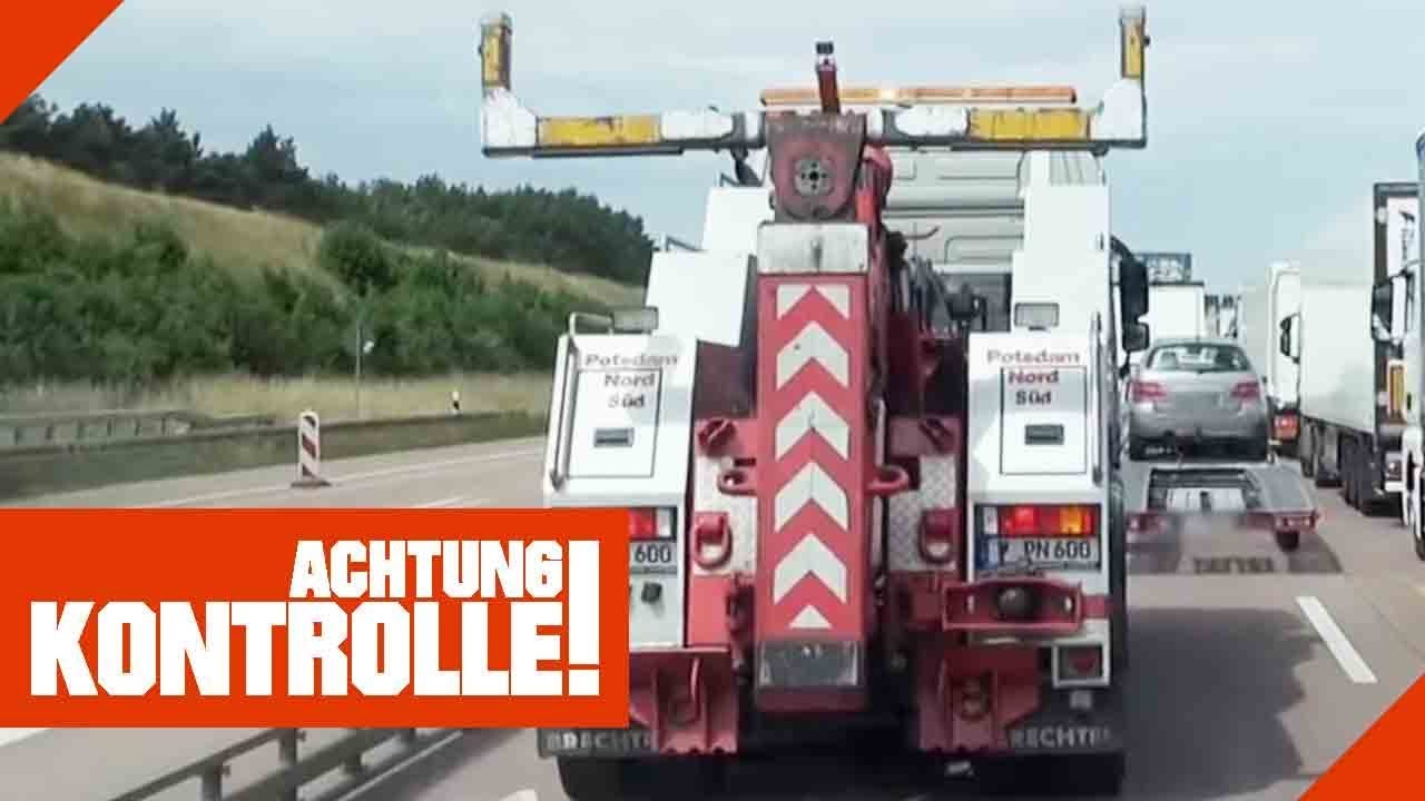 Schwerer Unfall auf Autobahn! LKW-Abschlepper kommen nicht durch den Stau! 1/2 | Achtung Kontrolle