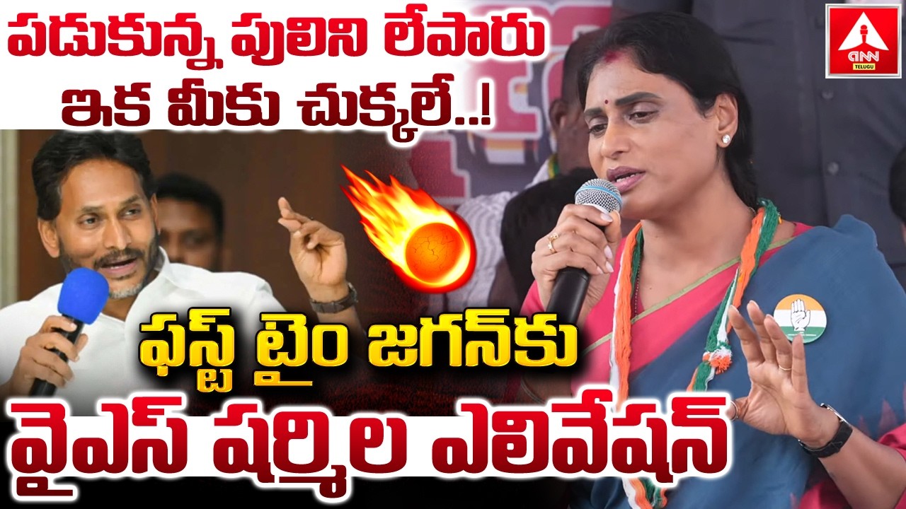 పడుకున్న పులిని లేపారు ఇక మీకు చుక్కలే..! | YS Sharmila Elevation To Jagan | ANN Telugu