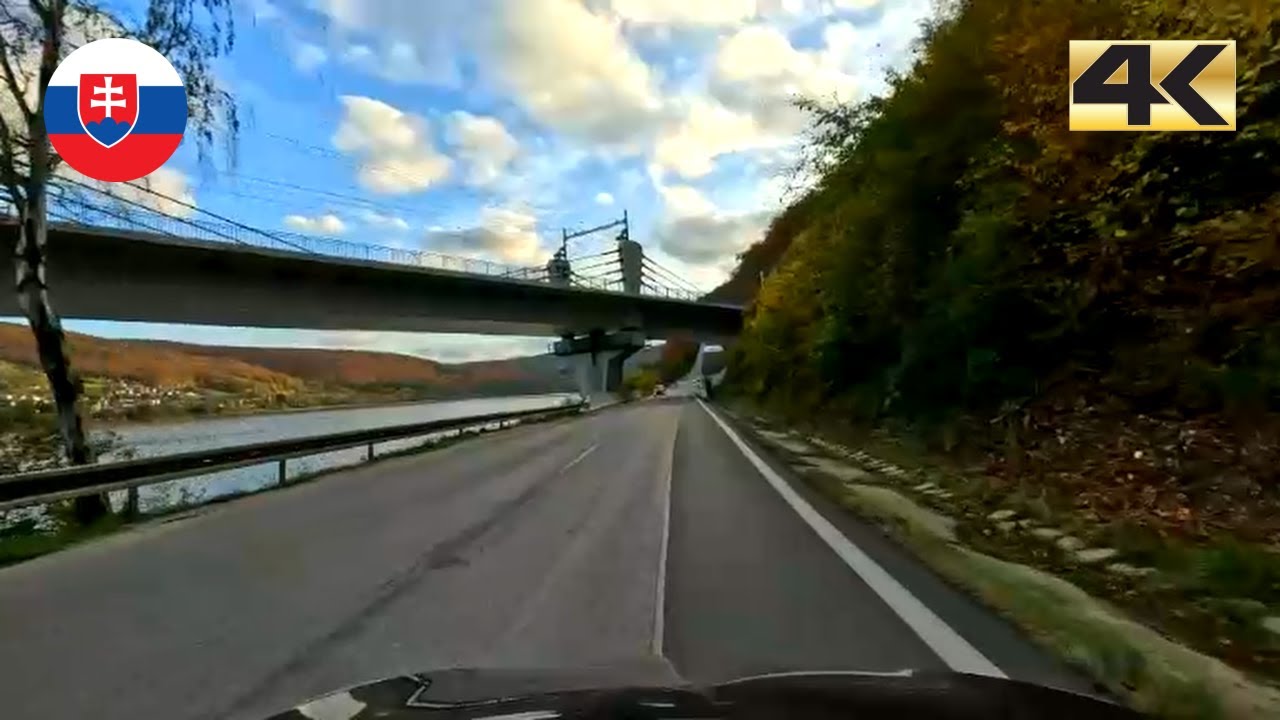 Fall afternoon on the roads from Súľov to Púchov (road 507) alongside the river Váh | Slovakia 2023