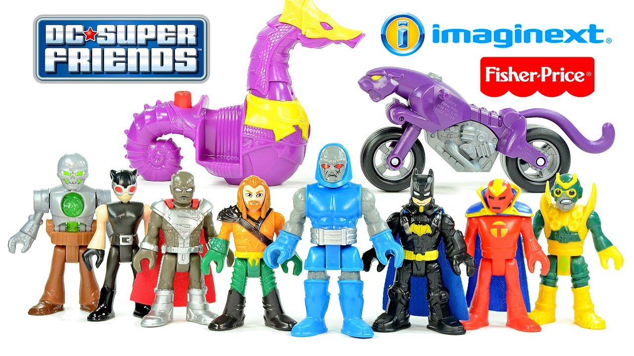 Imaginext Batman Red Tornado Aquaman Steel & Metallo Catwoman Darkseid & Parademon DC Super Friends